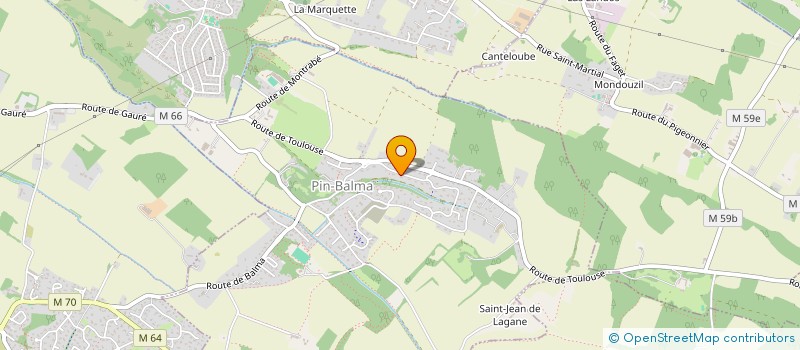 localisation de l'entreprise MP2E  PIN-BALMA