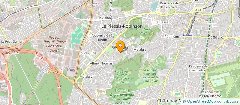 localisation de l'entreprise MP2E SOLUTIONS à LE PLESSIS-ROBINSON