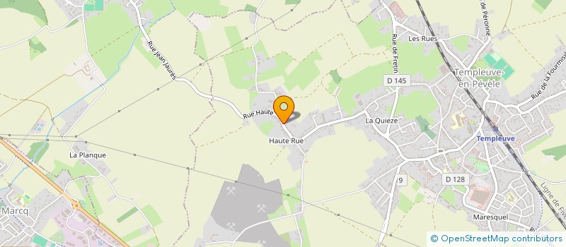 localisation de l'entreprise MP2F  TEMPLEUVE-EN-PEVELE