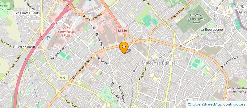 localisation de l'entreprise MP2F  TOURCOING