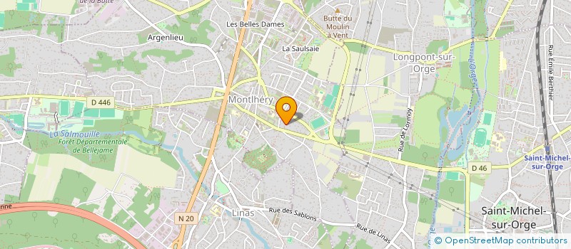 localisation de l'entreprise MP2H  MONTLHERY