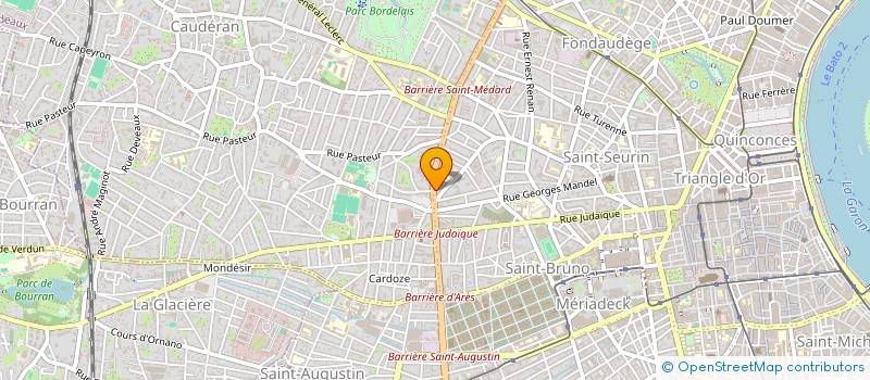 localisation de l'entreprise MP2J  BORDEAUX