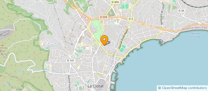 localisation de l'entreprise MP2R  LA CIOTAT