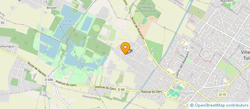 localisation de l'entreprise MP2S  FROUZINS