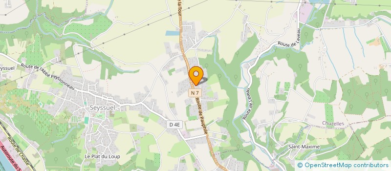 localisation de l'entreprise MP2S  CHUZELLES