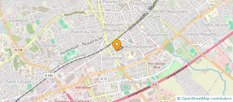 localisation de l'entreprise MP30 DEMENAGEMENTS  NIMES