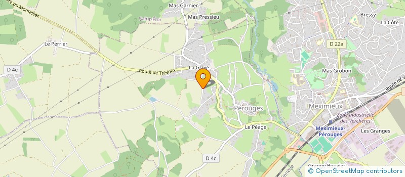 localisation de l'entreprise MPA à PEROUGES