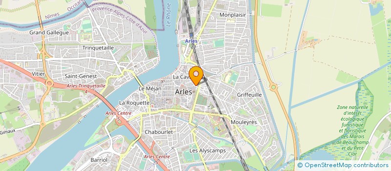 localisation de l'entreprise MPA à ARLES