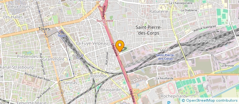 localisation de l'entreprise MPA  SAINT-PIERRE-DES-CORPS