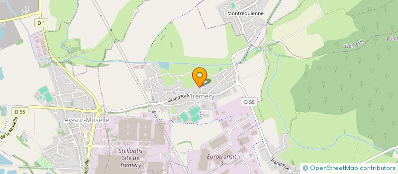 localisation de l'entreprise MPA  TREMERY