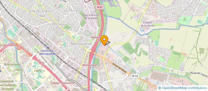 localisation de l'entreprise MPA à TOULOUSE