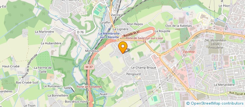 localisation de l'entreprise MPA  SAINT-CYR-SUR-LOIRE