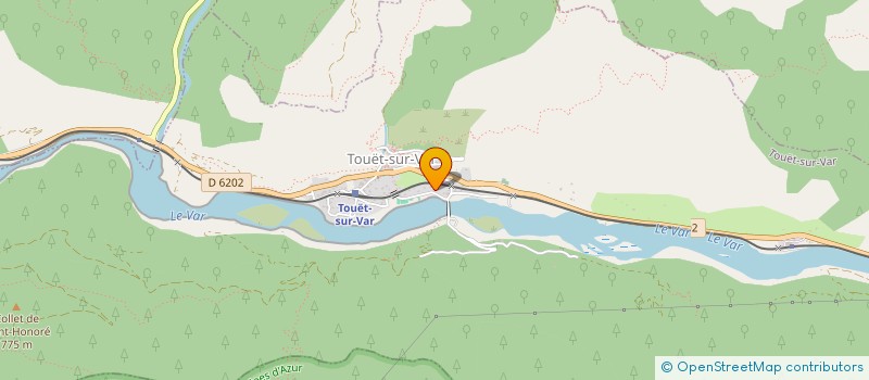 localisation de l'entreprise MPA  TOUET-SUR-VAR