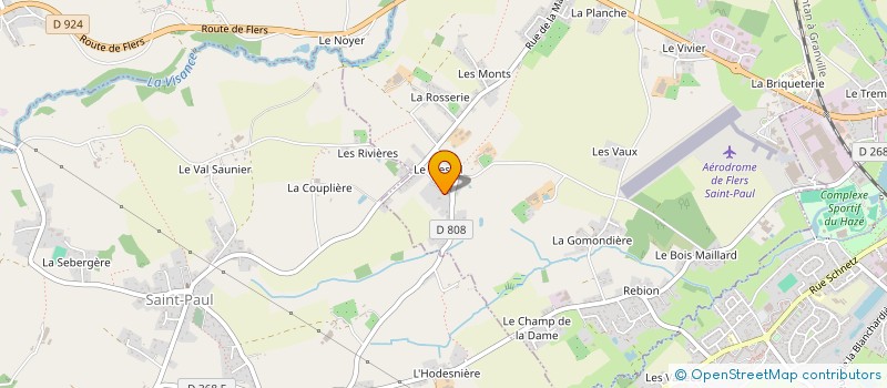 localisation de l'entreprise MPA à LA LANDE-PATRY