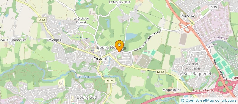 localisation de l'entreprise MPA à ORVAULT