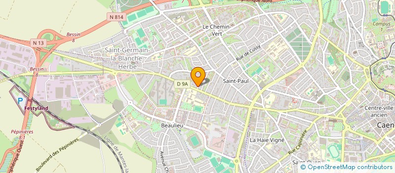 localisation de l'entreprise MPA & ASSOCIES à CAEN