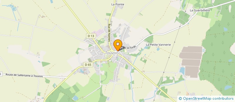 localisation de l'entreprise MPA DEBOUCHAGE  TOUVOIS