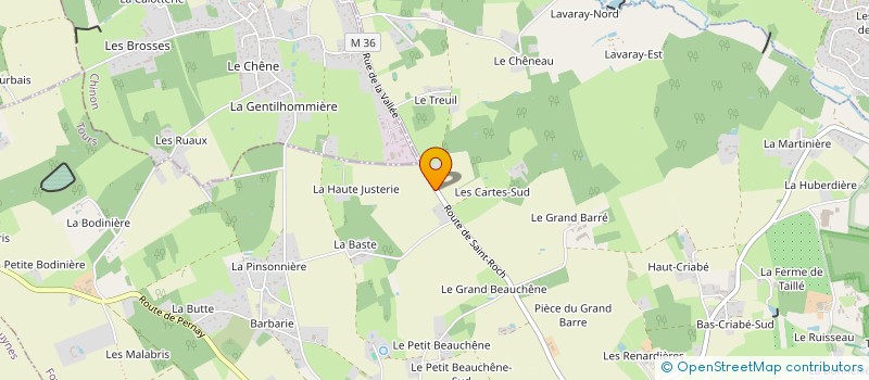 localisation de l'entreprise MPA FINANCE  FONDETTES