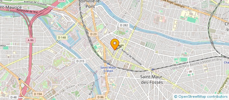 localisation de l'entreprise MPA HOLDING à SAINT-MAUR-DES-FOSSES