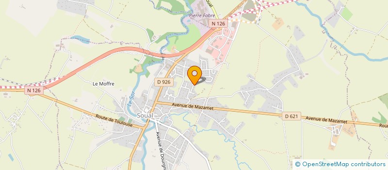 localisation de l'entreprise MPA IMPEX à SOUAL