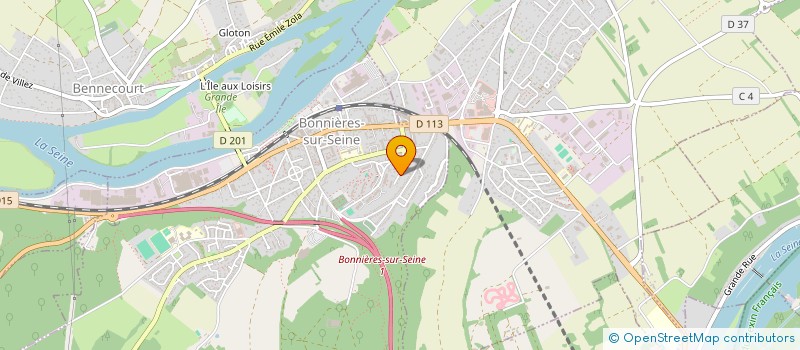 localisation de l'entreprise MPA & M  BONNIERES-SUR-SEINE