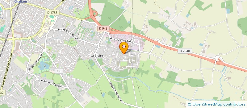 localisation de l'entreprise MPAA à CHALLANS