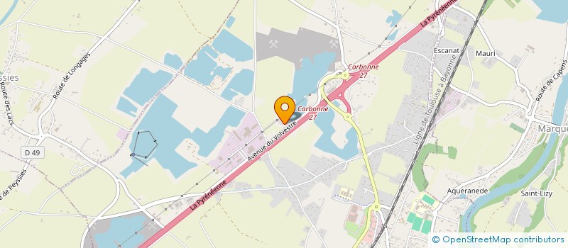 localisation de l'entreprise MPAC 31  CARBONNE