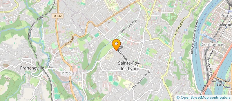 localisation de l'entreprise MPAG NETWORK à SAINTE FOY LES LYON