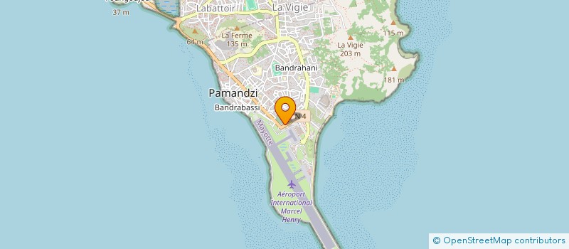 localisation de l'entreprise MPANGO à PAMANDZI