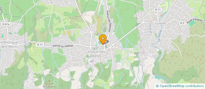 localisation de l'entreprise MPAO  LAROQUE-DES-ALBERES