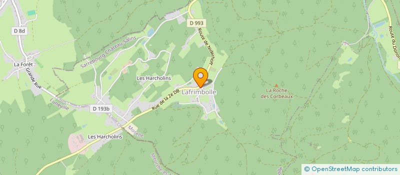 localisation de l'entreprise MPAS  LAFRIMBOLLE