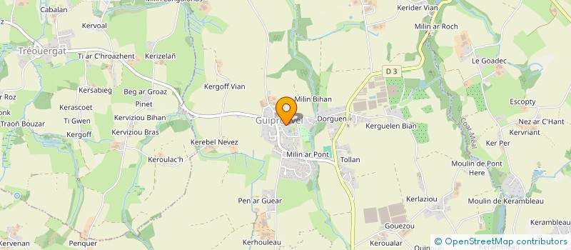 localisation de l'entreprise MPAS à MILIZAC-GUIPRONVEL
