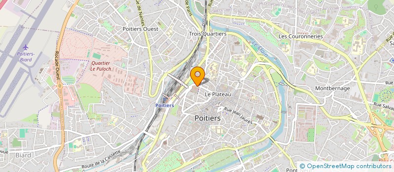localisation de l'entreprise MPB à POITIERS