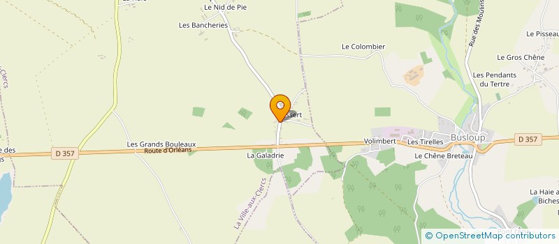 localisation de l'entreprise MPB 41  LA VILLE-AUX-CLERCS