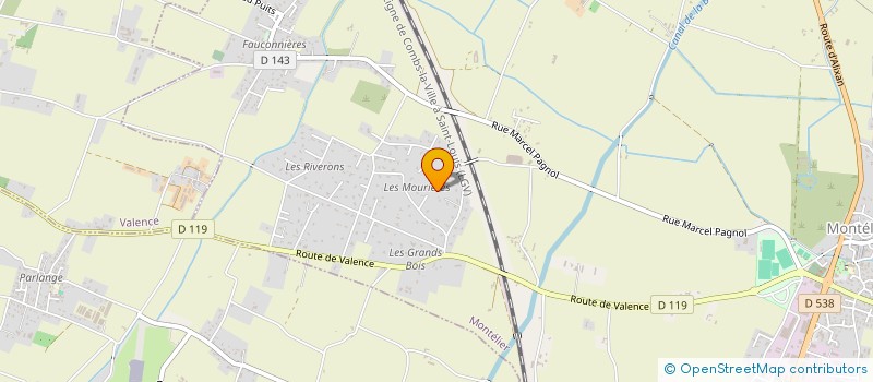 localisation de l'entreprise MPB à MONTELIER
