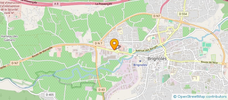 localisation de l'entreprise MPB à BRIGNOLES