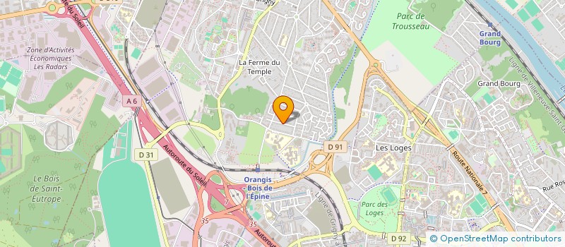 localisation de l'entreprise MPB à RIS-ORANGIS
