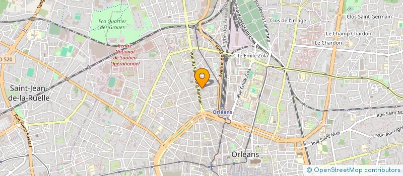 localisation de l'entreprise MPB CENTRE SAS à ORLEANS