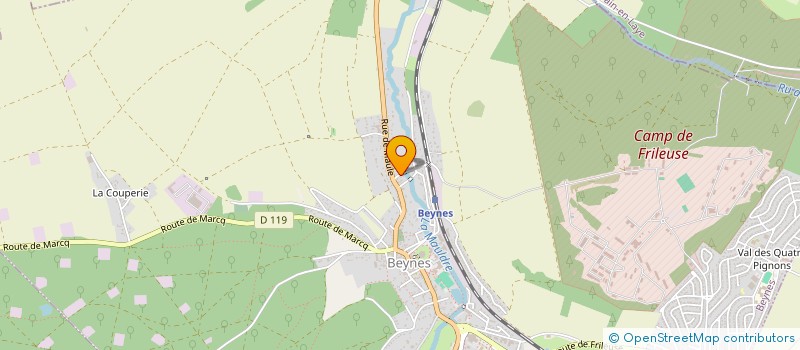 localisation de l'entreprise MPB CONSEIL  BEYNES