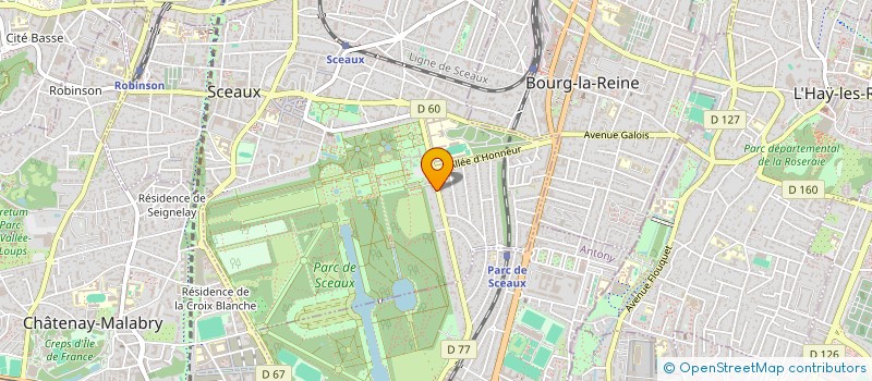 localisation de l'entreprise MPB CONSEIL  SCEAUX