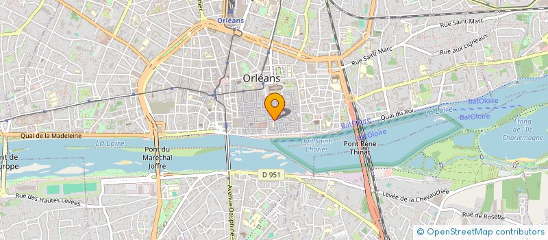 localisation de l'entreprise MPB FIRST à ORLEANS