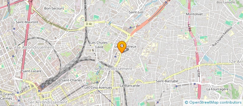 localisation de l'entreprise MPB LE JARET à MARSEILLE