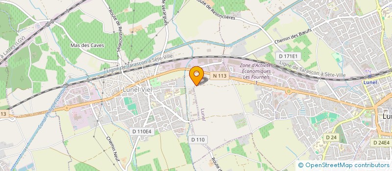 localisation de l'entreprise MPB SAS  LUNEL-VIEL