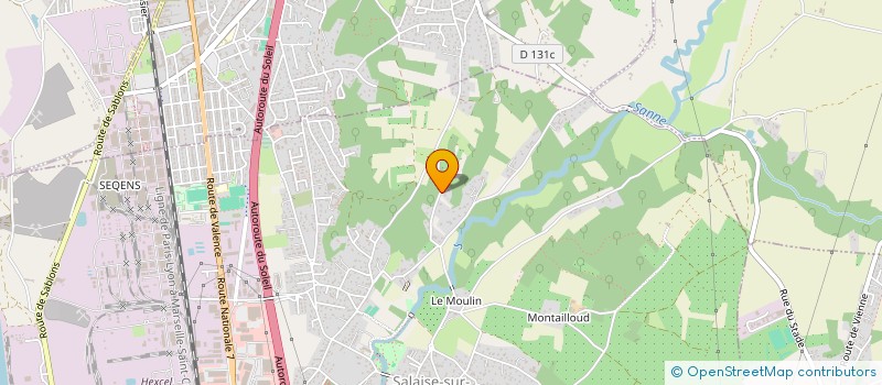 localisation de l'entreprise MPB3C  SALAISE-SUR-SANNE