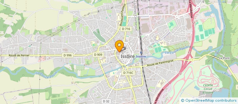 localisation de l'entreprise MPBB IMMO  ISSOIRE