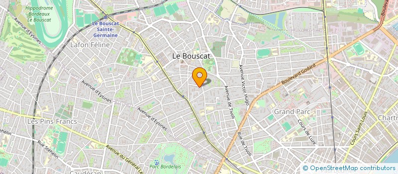 localisation de l'entreprise MPBE AUDIO  LE BOUSCAT