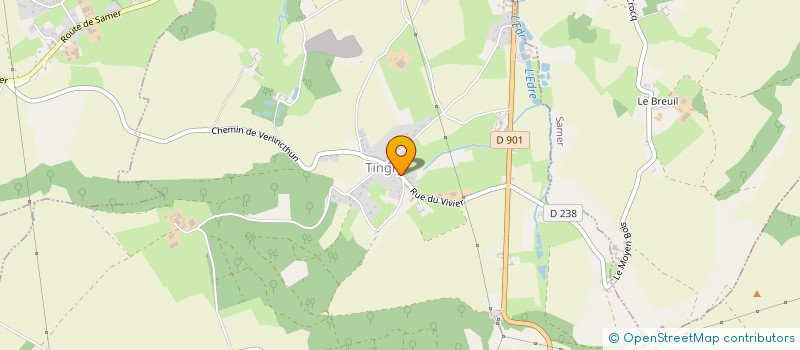 localisation de l'entreprise MPBG  SAMER