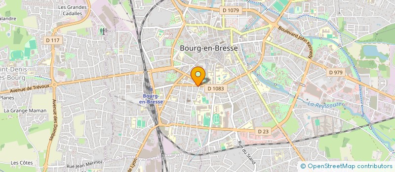 localisation de l'entreprise MPBI à BOURG-EN-BRESSE