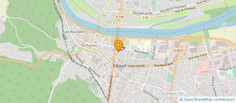 localisation de l'entreprise MPBI  ELBEUF