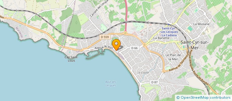 localisation de l'entreprise MPBT à SAINT-CYR-SUR-MER